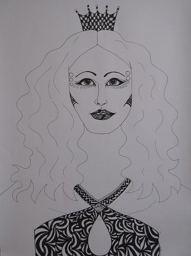 woman with a crown 1