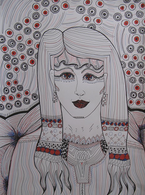 woman with circles in background jo pedro